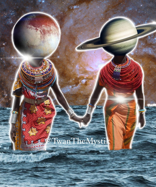 Pluto Conjunct Saturn (Art Print)